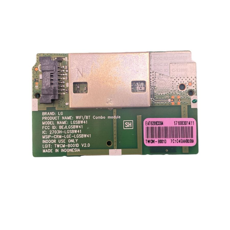 Carte WiFi (board) Pour TV LG 49UB830V - Réf. EAT62093301 / WIFI-0612s144767 - Occasion