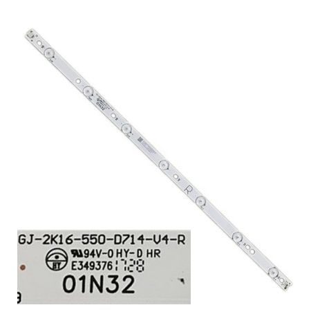 Tira 7 leds GJ-2K16-550-D714-V4-R, Philips 55PUH6101/88