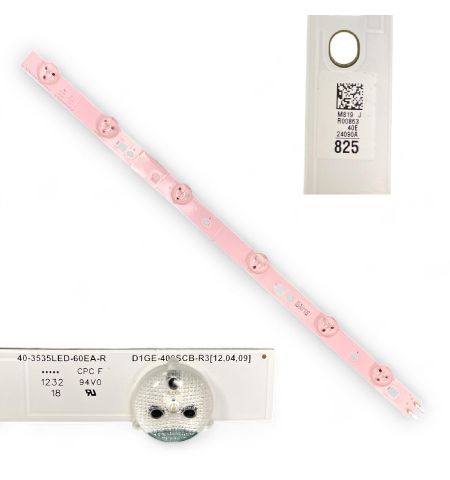 Tira 6 leds Samsung UE40EH5000W BN96-24090A 40-3535LED-60EA-R D1GE-400SCB-R3 Tira 6 leds Samsung UE40EH5000W BN96-24090A 40-3535LED-60EA-R D1GE-400SCB-R3