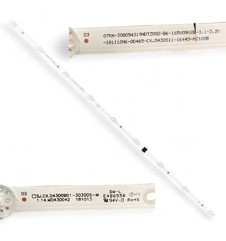 Tira 9 leds SMART TECH LE-4319NUSA22 SJ.CX.D4300901-3030DS-M Tira 9 leds SMART TECH LE-4319NUSA22 SJ.CX.D4300901-3030DS-M