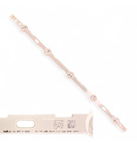 Tira 5 leds LG 42LN5200 L2-Type 6916L 1404A L2 Tira 5 leds LG 42LN5200 L2-Type 6916L 1404A L2