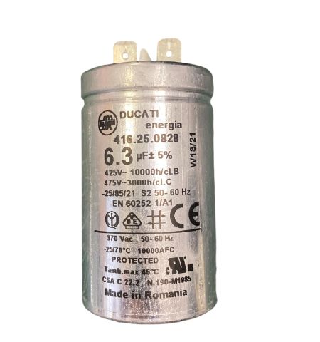 Condensador Capacitador Balay 3BF277EX/02 6.3uF DUCATI 416.25.0828 Condensador Capacitador Balay 3BF277EX/02 6.3uF DUCATI 416.25.0828