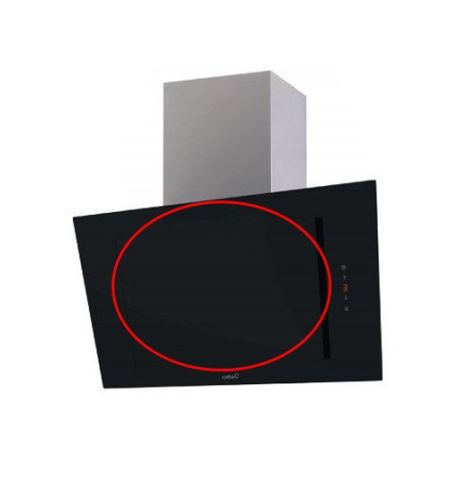 Cristal Puerta Embellecedor Campana Cata Isla Thalasaa 900, Negro Cristal Puerta Embellecedor Campana Cata Isla Thalasaa 900, Negro