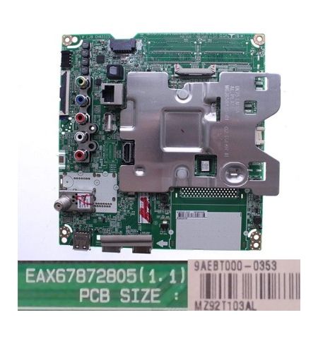 Placa Main EAX67872805(1.1), 9AEBT000-0353, LG 43UK6500MLA Placa Main EAX67872805(1.1), 9AEBT000-0353, LG 43UK6500MLA