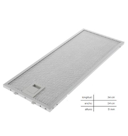 Filtro Campana Bosch DWF97RV20/02 34cm x 14cm x 9mm
Filtro Campana Bosch DWF97RV20/02 34cm x 14cm x 9mm