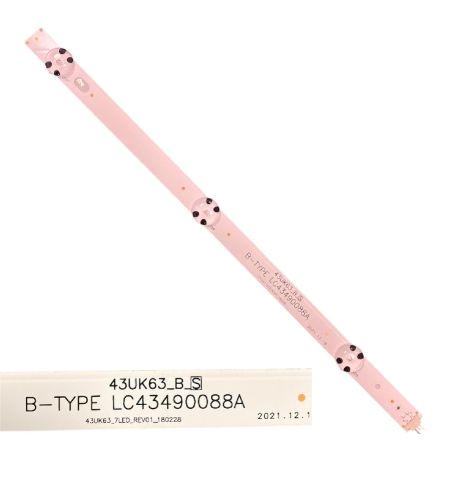 Tira 3 leds LG 43UJ651V B-TYPE LC43490088A Tira 3 leds LG 43UJ651V B-TYPE LC43490088A