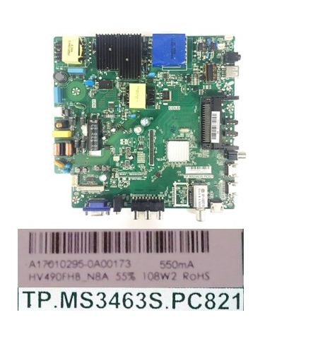 Placa Main TP-MS3463S.PC821, Nevir NVR-7800-49HDS-N