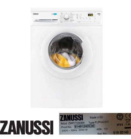 Despiece Lavadora Zanussi ZWF71243W usada Despiece Lavadora Zanussi ZWF71243W usada