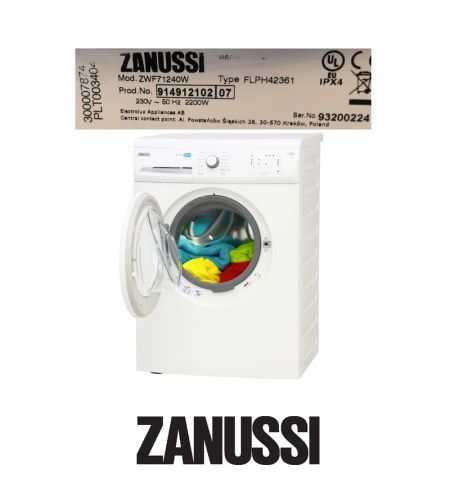 Despiece Lavadora Zanussi ZWF71240W usada Despiece Lavadora Zanussi ZWF71240W usada