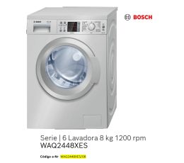Despiece Lavadora BOSCH WAQ2448XES/08 usada