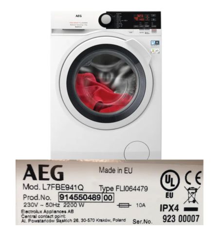 Despiece Lavadora AEG L7FBE941Q usada Despiece Lavadora AEG L7FBE941Q usada
