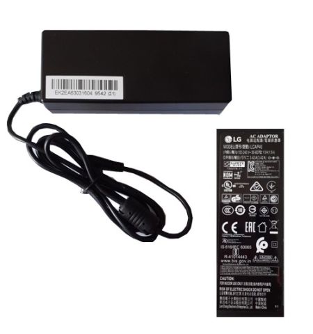 Adaptador-Alimentador LCAP40, 19V, 3,42A LG 43LJ515V
Adaptador-Alimentador LCAP40, 19V, 3,42A LG 43LJ515V