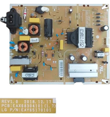 Fuente Alimentación EAX68304101(1.7), LG 43UM7500PLC