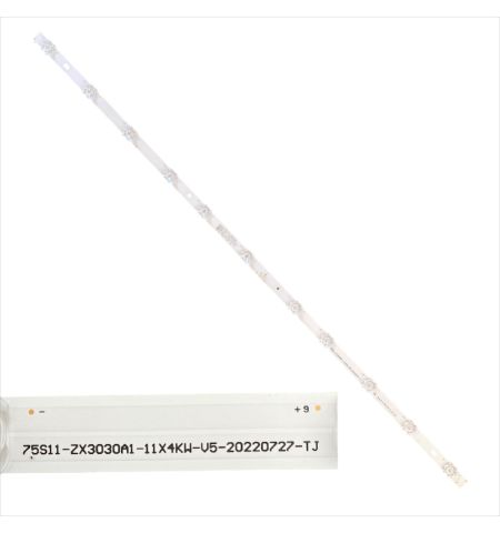 Tira 11 leds TCL 75P639 75S11-ZX3030A1-11X4KW-V5-20220727-TJ Tira 11 leds TCL 75P639 75S11-ZX3030A1-11X4KW-V5-20220727-TJ
