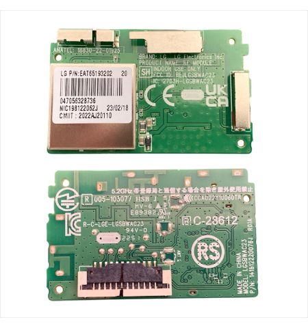 Modulo Wireless / Wifi LG 43UR80006LJ EAT65193202 2703H-LGSBWAC23 Modulo Wireless / Wifi LG 43UR80006LJ EAT65193202 2703H-LGSBWAC23