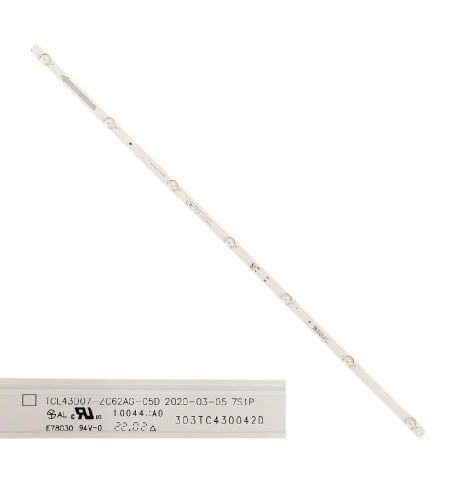 Tira 7 leds LG 43UQ70006LB TCL43D07-ZC62AG-05D 303TC430042D