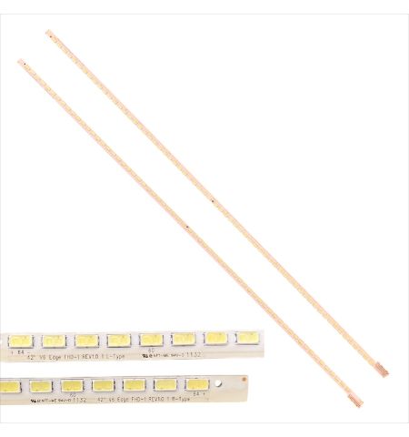 Kit 2 Tiras leds Philips 42PFL7676H/12 usadas swap de desmontaje