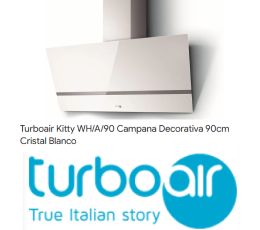 Despiece campana extractora TurboAir KITTY WH/A/90 blanca