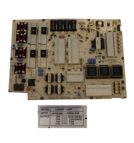 Fuente Alimentación LG 55EC930V, EAY63348801 LGP55F-14OP usada Fuente Alimentación LG 55EC930V, EAY63348801 LGP55F-14OP usada