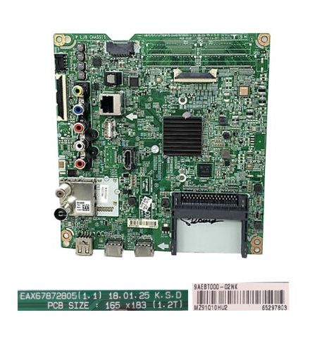 Placa Main EAX67872805(1.1) LG 50UK6300MLB 65297803 Placa Main EAX67872805(1.1) LG 50UK6300MLB 65297803
