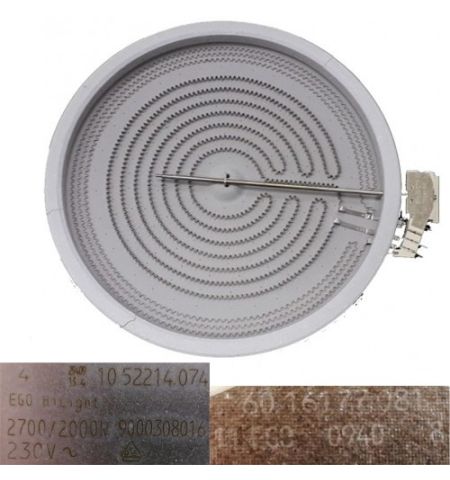 Resistencia Vitro 60.16177.081, 10.52214.074, 9000308016, Balay 3EB712L/01 2700/2000w 230V 30cm SWAP Resistencia Vitro 60.16177.081, 10.52214.074, 9000308016, Balay 3EB712L/01 2700/2000w 230V 30cm SWAP