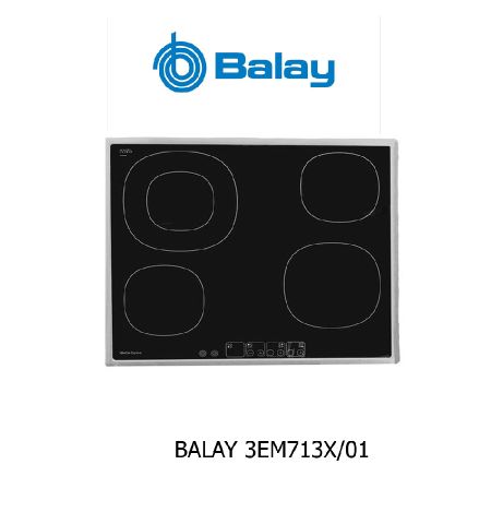 Despiece vitrocerámica Balay 3EM713X/01 Despiece vitrocerámica Balay 3EM713X/01