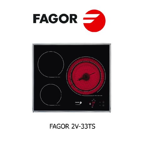 Despiece vitrocerámica FAGOR 2V-33TS Despiece vitrocerámica FAGOR 2V-33TS