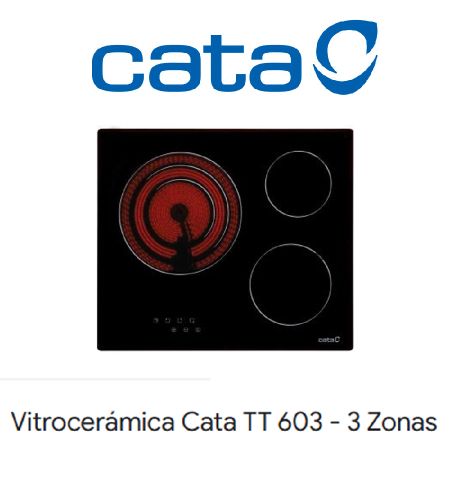 Despiece vitrocerámica CATA TT 603 /F Despiece vitrocerámica CATA TT 603 /F