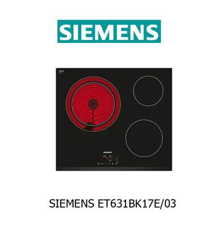 Despiece vitrocerámica Siemens ET631BK17E/03
