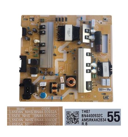 Fuente Alimentación SAMSUNG BN44-00932A, L65E6N_NHS, Rev. 1.1, Samsung UE55NU7026K Fuente Alimentación SAMSUNG BN44-00932A, L65E6N_NHS, Rev. 1.1, Samsung UE55NU7026K