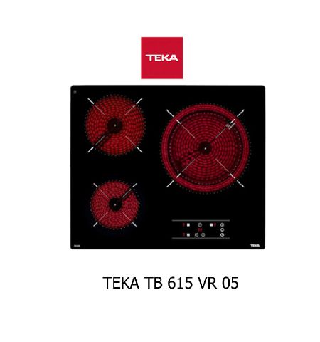 Despiece vitrocerámica TEKA TB 615 VR 05 Despiece vitrocerámica TEKA TB 615 VR 05