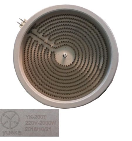 Resistencia Vitro YK-200T, Schneider SVI-316B 220V 2000W 20cm