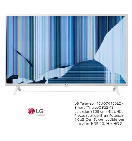 DESPIECE TV LG 43UQ76906LE.BEUFDJP