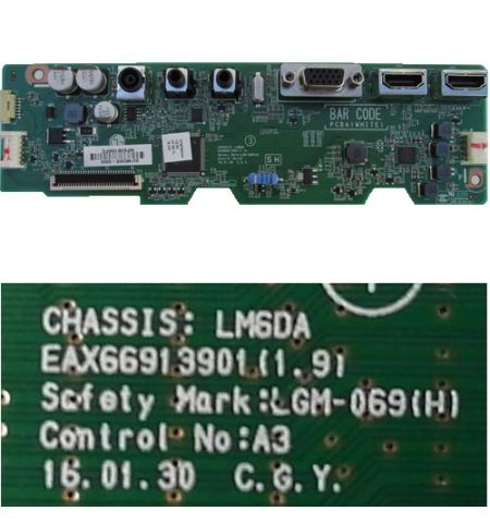 Placa Main EAX66913901(1.9), LG 27MP68HM-P Placa Main EAX66913901(1.9), LG 27MP68HM-P
