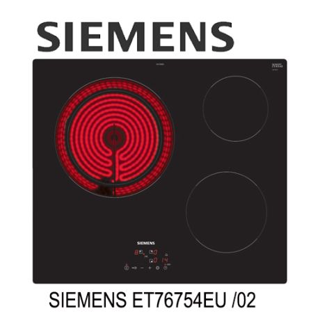 Despiece vitrocerámica Siemens ET76754EU /02 Despiece vitrocerámica Siemens ET76754EU /02
