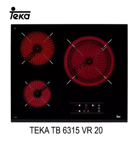 Despiece vitrocerámica TEKA TB 6315 VR 20 Despiece vitrocerámica TEKA TB 6315 VR 20