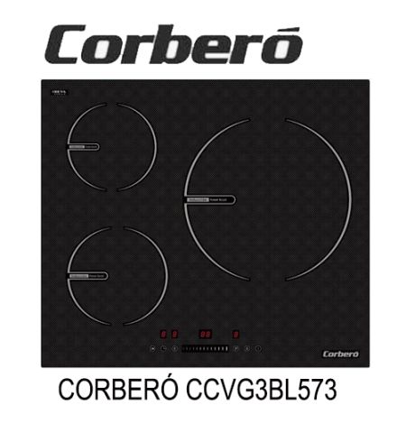 Despiece vitrocerámica Corbero CCVG3BL573