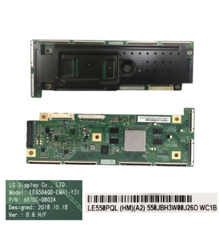 Placa T-Con TV LG OLED55C9MLB LE550PQL 6870C-0802A LE650AQD-EMA1-Y31 Placa T-Con TV LG OLED55C9MLB LE550PQL 6870C-0802A LE650AQD-EMA1-Y31