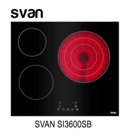 Despiece vitrocerámica SVAN SI3600SB Despiece vitrocerámica SVAN SI3600SB