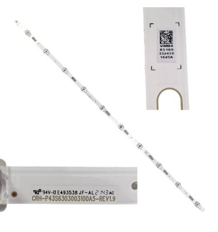 kit 3 tiras Leds Samsung UE43AU7175U HRS-H535-0430000-0310-3030-12.5-N-V11 kit 3 tiras Leds Samsung UE43AU7175U HRS-H535-0430000-0310-3030-12.5-N-V11