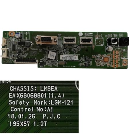 Placa Main EAX68068801(1.4), LG 24MK600M Placa Main EAX68068801(1.4), LG 24MK600M