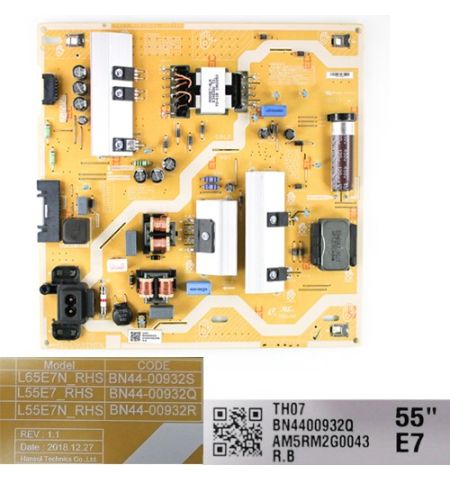Fuente Alimentación BN44-00932Q REV.1.1, Samsung UE55RU7405U Fuente Alimentación BN44-00932Q REV.1.1, Samsung UE55RU7405U