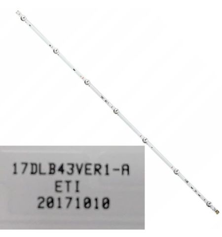 Tira 7 Led 17DLB43VER1-A, Toshiba 43L3863DG Tira 7 Led 17DLB43VER1-A, Toshiba 43L3863DG
