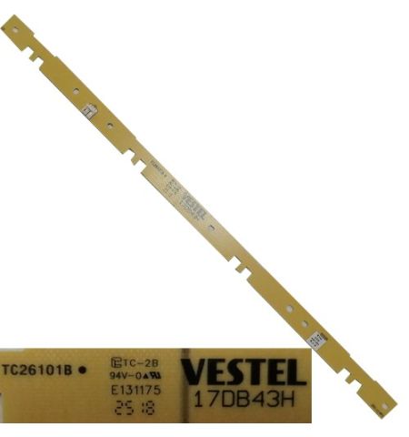 Tira conexión Leds Vestel 17DB43H, 26114R1, Toshiba 43L3863DG