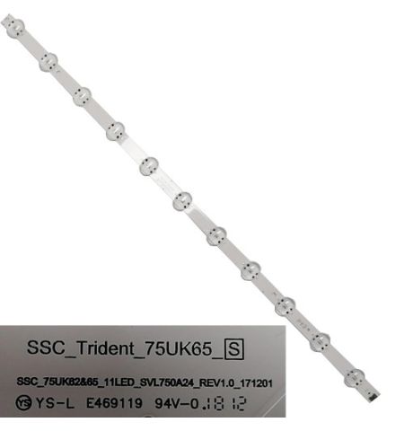 Tira 11 leds SSC_Trident75UK65_S, LG 75UK6500PLA (SWAP) Tira 11 leds SSC_Trident75UK65_S, LG 75UK6500PLA (SWAP)