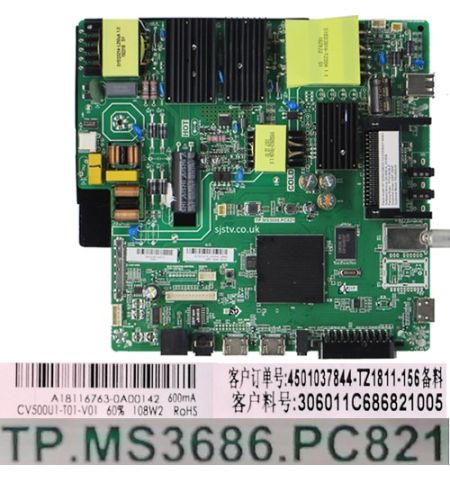 Placa Main TP.MS3686.PC821, Nevir NVR-7902-504K2-N Placa Main TP.MS3686.PC821, Nevir NVR-7902-504K2-N