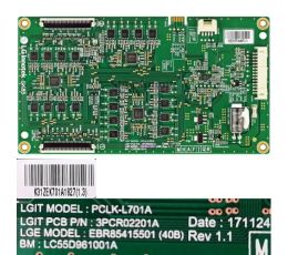 Placa Led Driver EBR85415501 (40B) Rev 1.1, LG 55SM9010PLA
