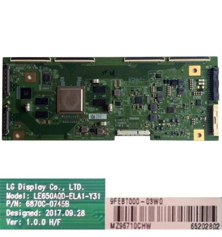 Placa T-Con LE650AQD-ELA1-Y31 6870C-0745B, LG OLED55E8PLA Placa T-Con LE650AQD-ELA1-Y31 6870C-0745B, LG OLED55E8PLA