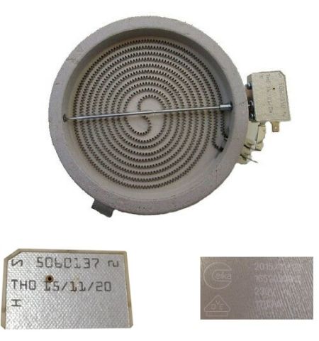 Resistencia Vitroceramica 1652032915 5060137 1200w 230V 16.5 cms Vitro Candy CH630 C/1 SWAP/USADO Resistencia Vitroceramica 1652032915 5060137 1200w 230V 16.5 cms Vitro Candy CH630 C/1 SWAP/USADO