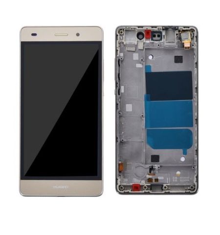 Pantalla Completa: lcd + táctil + frame, Huawei P8 Lite ALE-UL00 Dorado Pantalla Completa: lcd + táctil + frame, Huawei P8 Lite ALE-UL00 Dorado